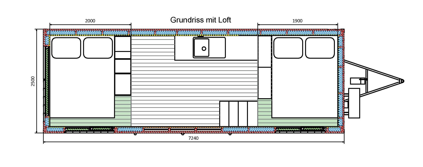 Originalgrundriss Lento 720